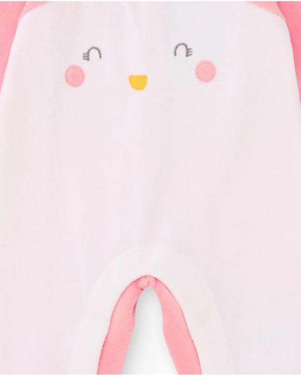 Tuc Tuc Tutina in maglia per bambina rosa con disegno di pinguino 11398994 PINK - immagine 2