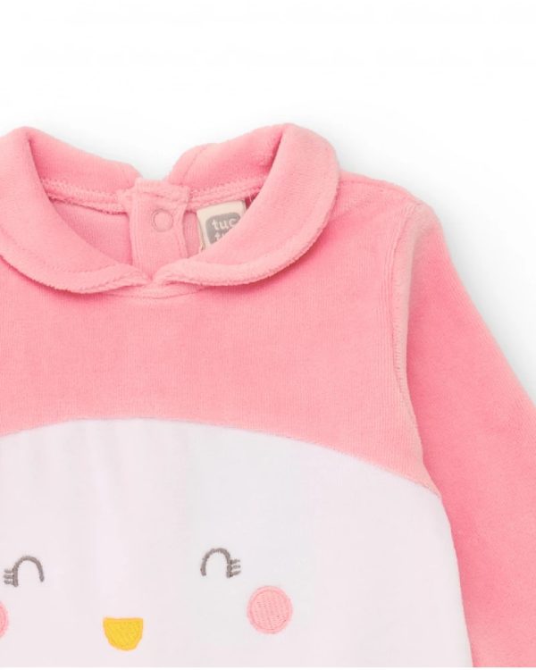 Tuc Tuc Tutina in maglia per bambina rosa con disegno di pinguino 11398994 PINK - immagine 3