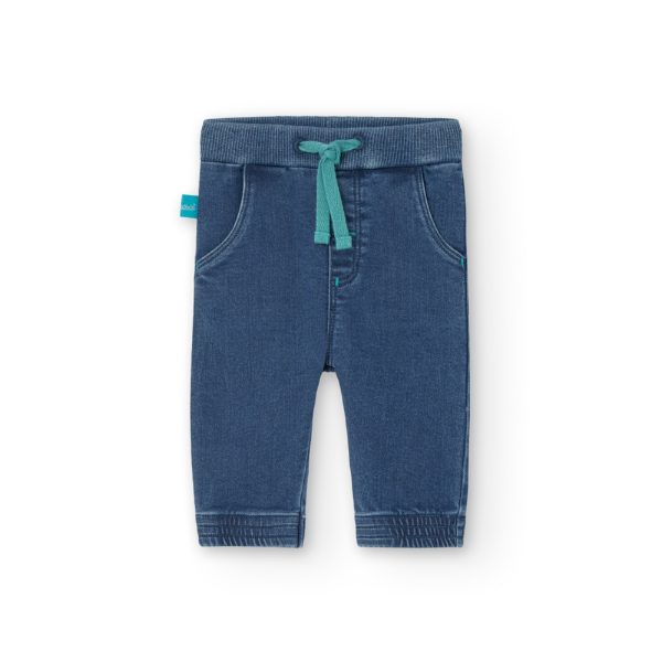 BOBOLI pantalone jeans neonato BLUE