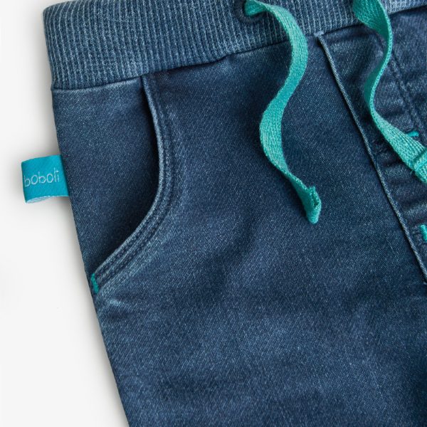 BOBOLI pantalone jeans neonato BLUE - immagine 3