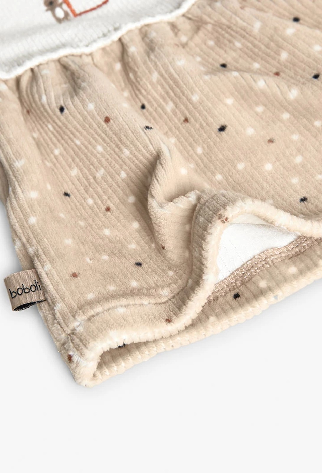 BOBOLI Abito crema a pois STAMPATO - immagine 3