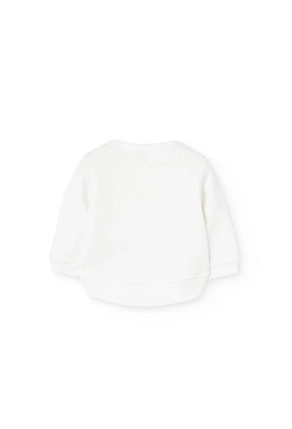 BOBOLI Completo neonata felpa e pantaloni in maglia STAMPATO - immagine 4