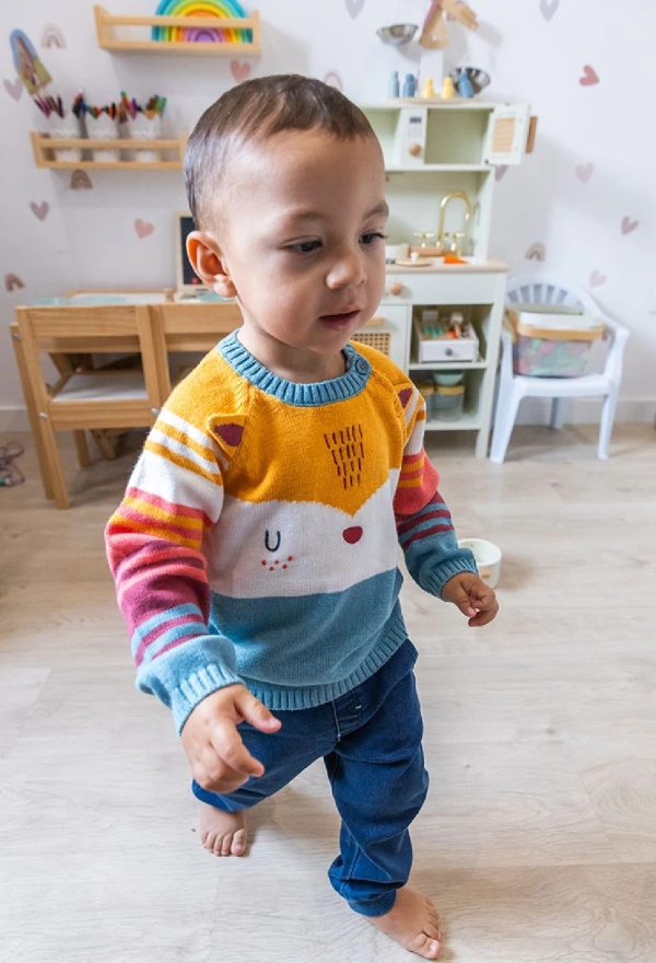 BOBOLI Maglione neonato a maglia giallo 132152 MOSTARDA - immagine 5