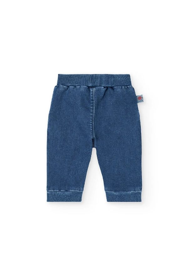 BOBOLI Pantaloni per neonato in maglia blu BLUE - immagine 5
