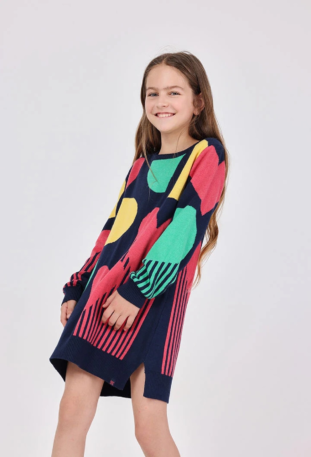 BOBOLI Abito cuori blu navy MARINAIO - immagine 2