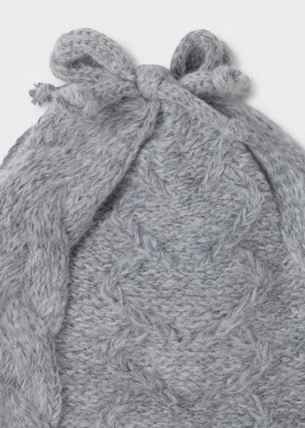 MAYORAL Set cappello sciarpa e guanti neonata 10106 ARGENTO - immagine 2