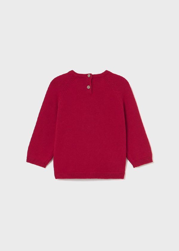 MAYORAL Maglione intarsi animal unisex neonati ROSSO - immagine 3