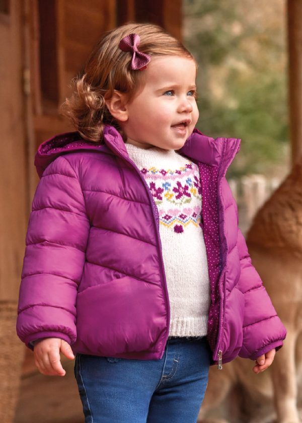 MAYORAL Giubbotto fuxia fibre riciclate neonata 2423 MAGENTA - immagine 4