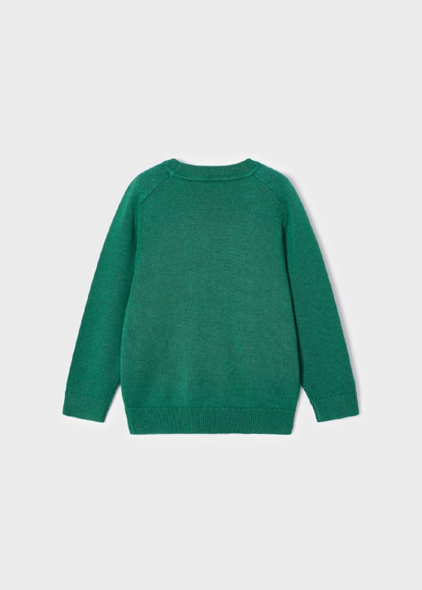 MAYORAL Maglione verde basico bambino 0311 bosco - immagine 3