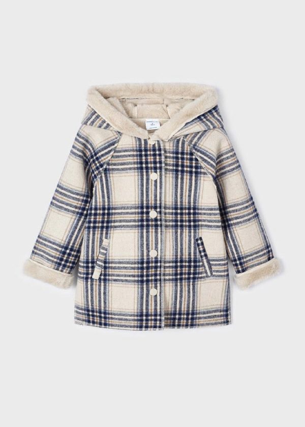 MAYORAL Cappotto quadri reversibile bambina 4408 MARINO - immagine 5