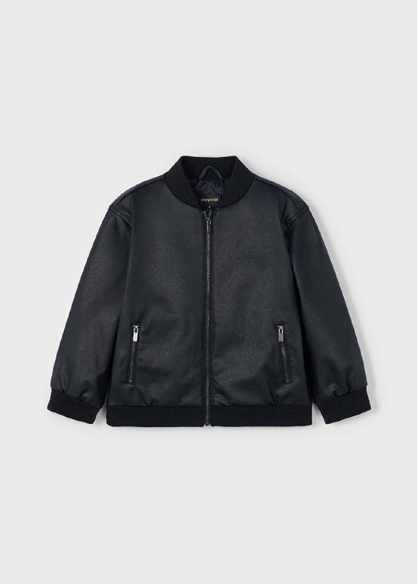 MAYORAL Giubbotto similpelle unisex nero