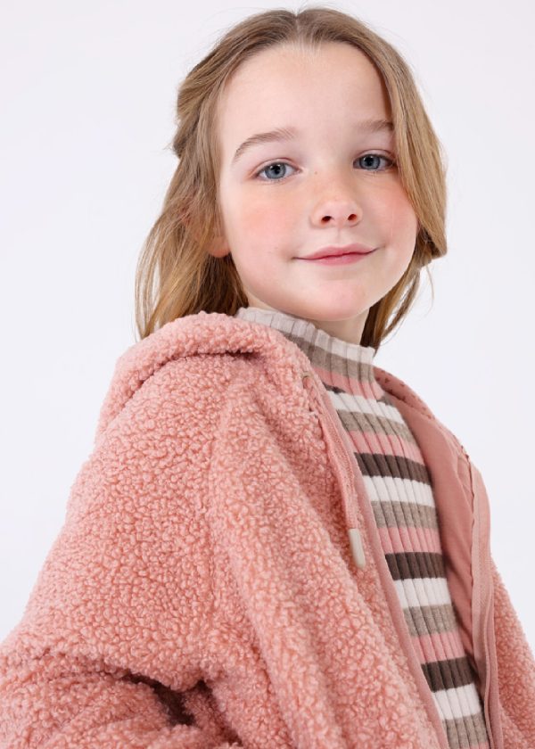 MAYORAL Felpa riccio bambina agellato rosa 04419 nudo - immagine 4