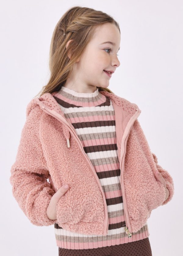MAYORAL Felpa riccio bambina agellato rosa 04419 nudo - immagine 5