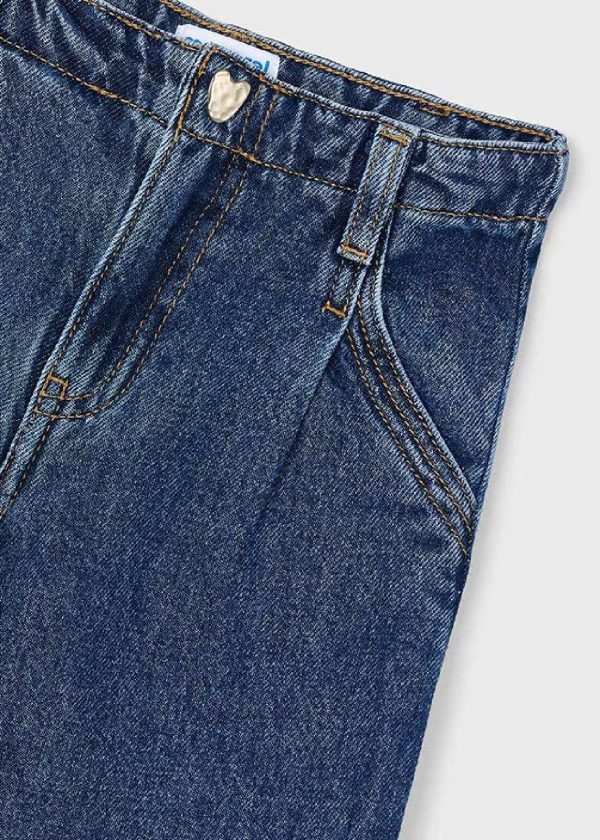 MAYORAL Jeans a campana bambina 4578 Scuro - immagine 4