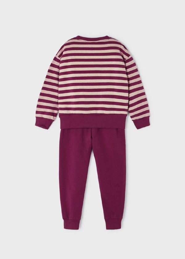 MAYORAL Tuta felpata 2 pezzi bambina 4862 Mora - immagine 4