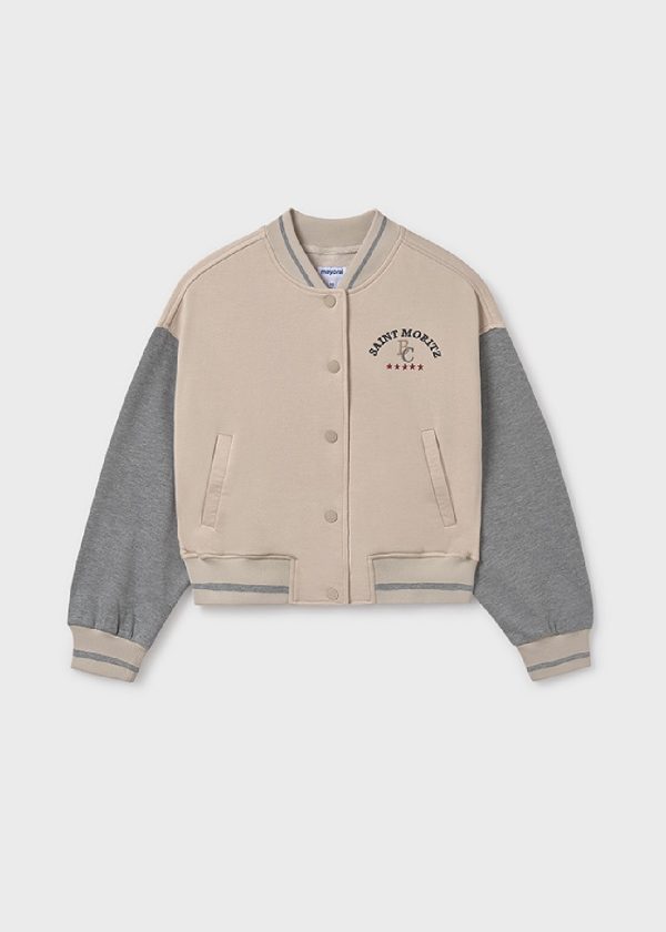 MAYORAL Giacca baseball ragazza beige 7428 SABBIA