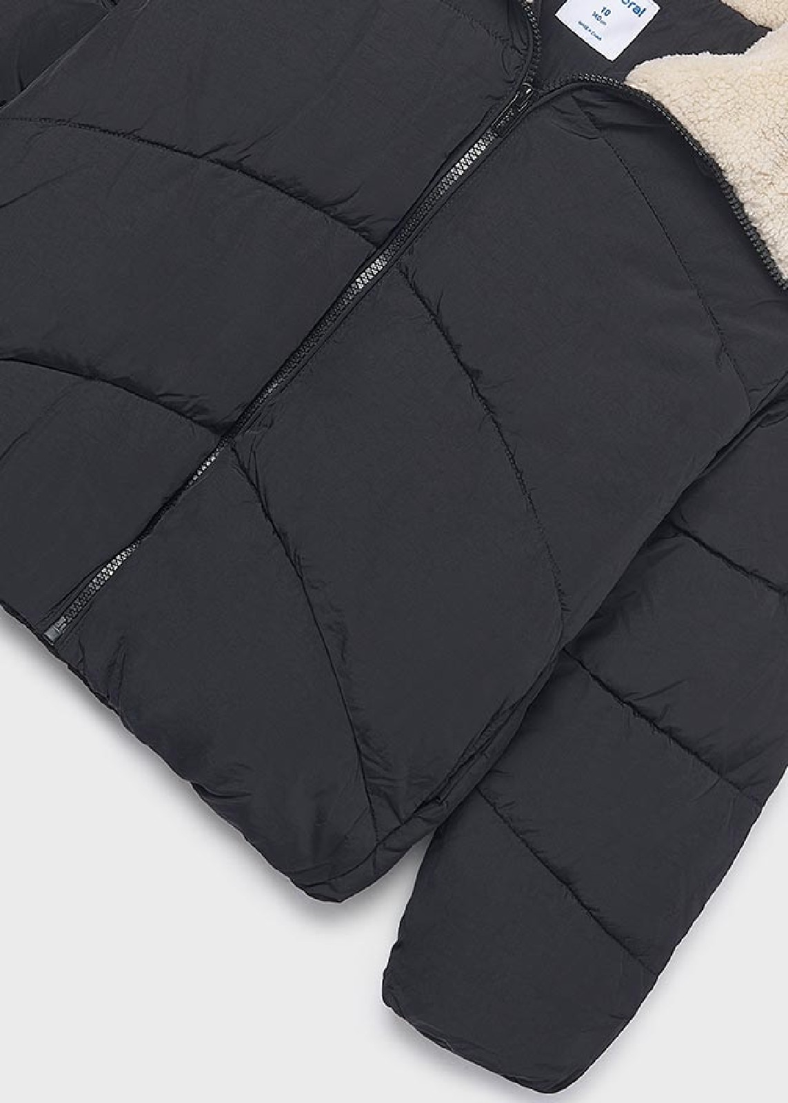 MAYORAL Giubbotto colletto teddy ragazza NERO - immagine 2