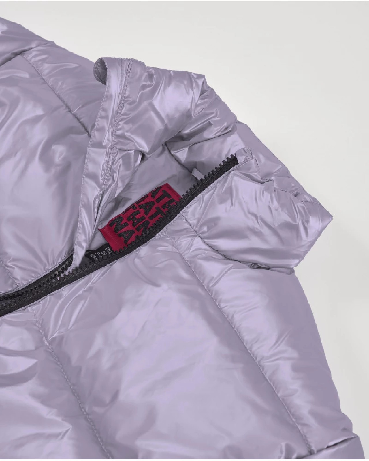 NATH KIDS Piumino da bambina color argento con chiusura frontale a zip LILAC - immagine 3