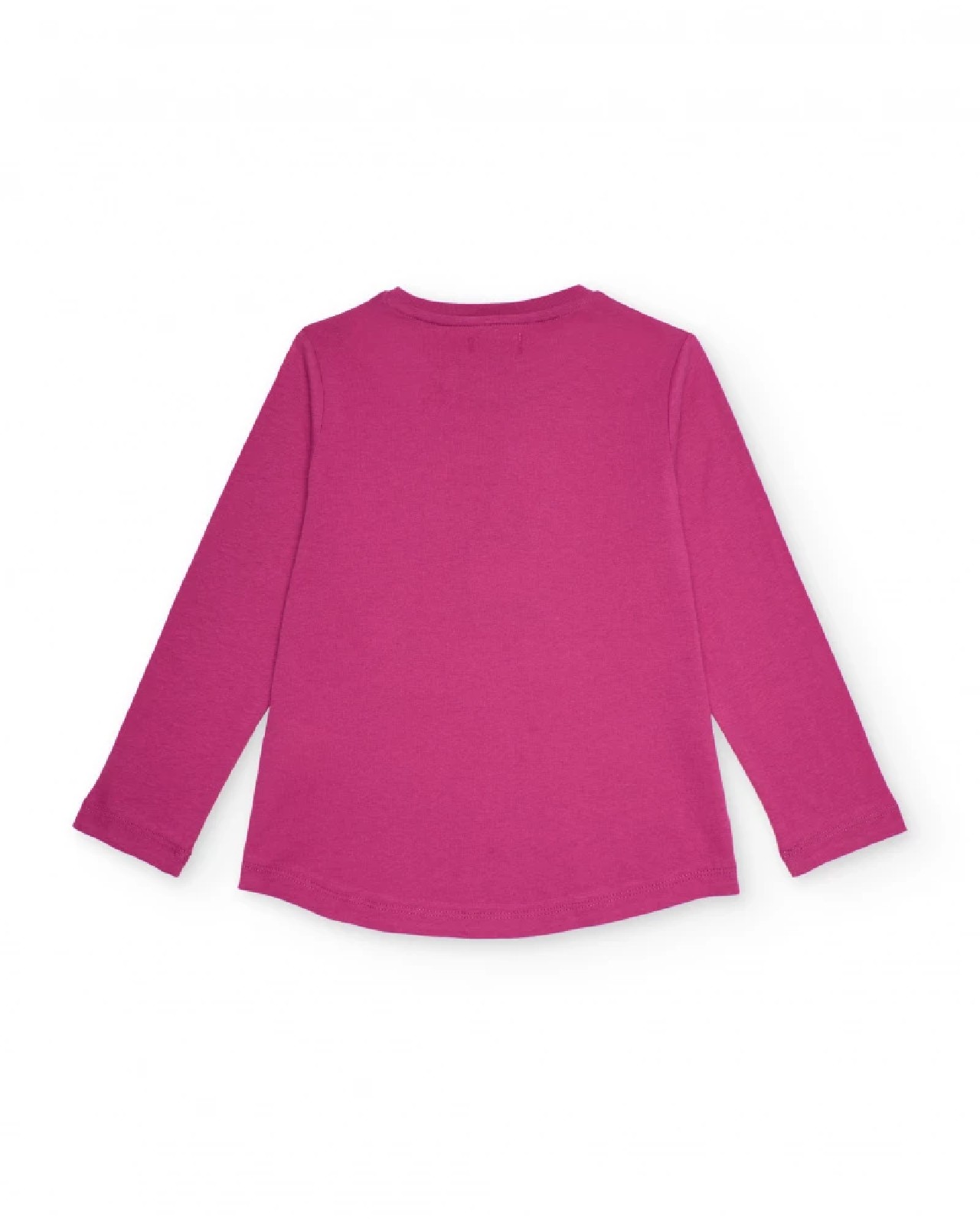 NATH KIDS Maglietta a maniche lunghe fucsia con stampa "FUN DAY" FUCHSIA - immagine 4