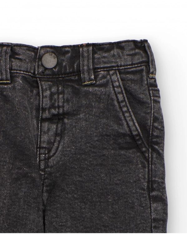 Tuc Tuc Pantaloni cargo per bambino in nero slavato con tasche multiple 11399143 DARK GREY - immagine 3