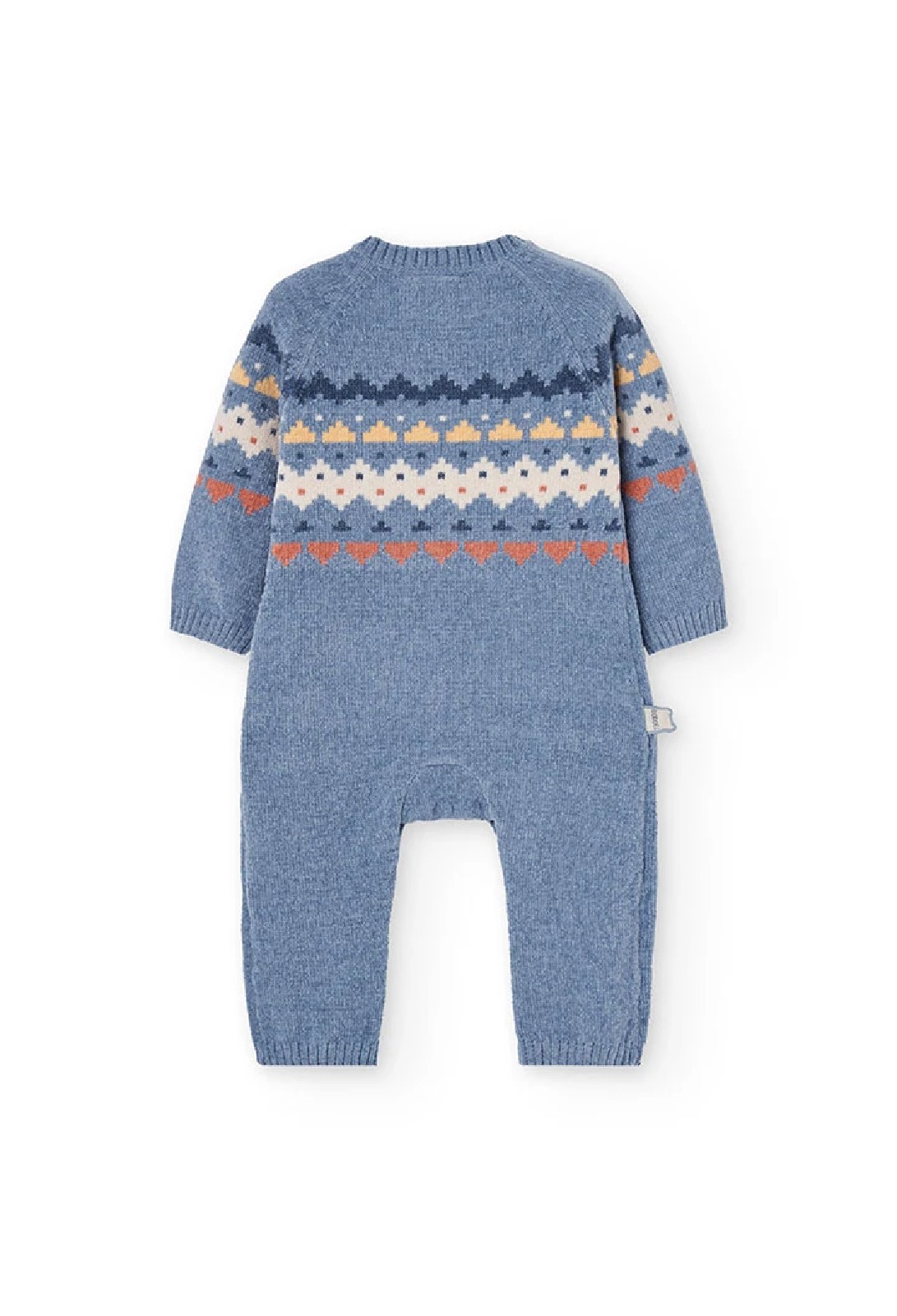 BOBOLI Pagliaccetto per neonato in maglia grigia BRUMA - immagine 4