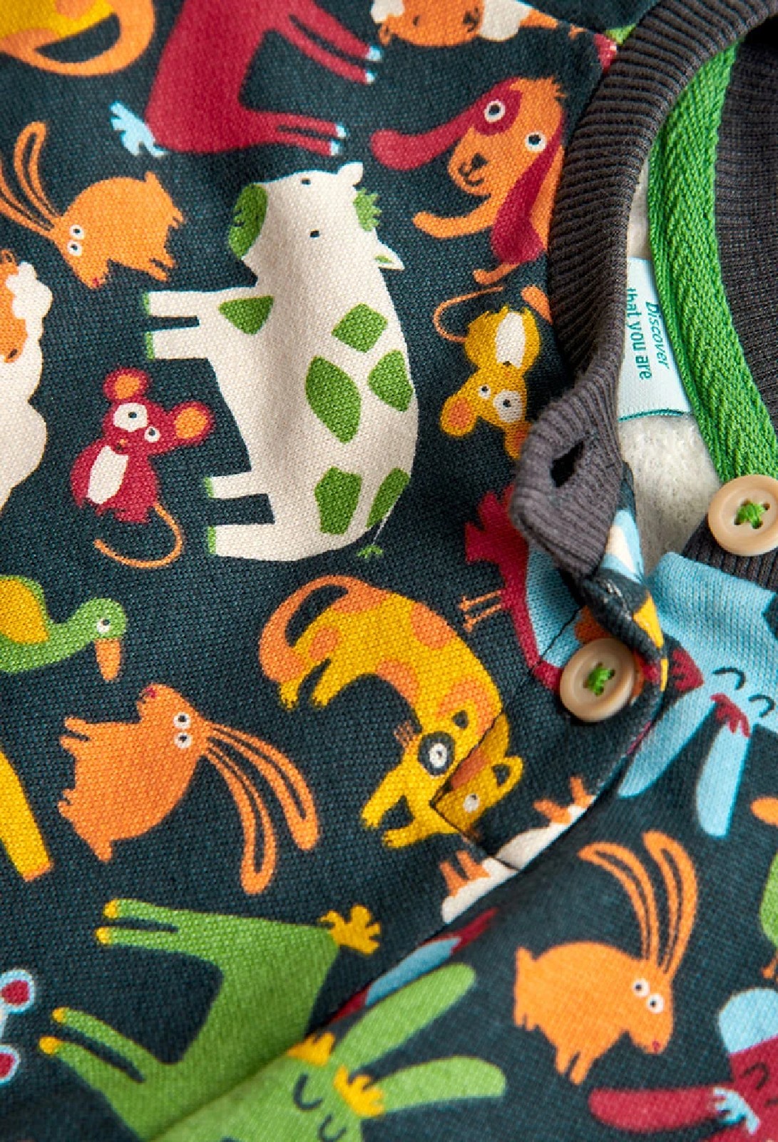 BOBOLI completo bimbo animaletti 127156 STAMPATO - immagine 3