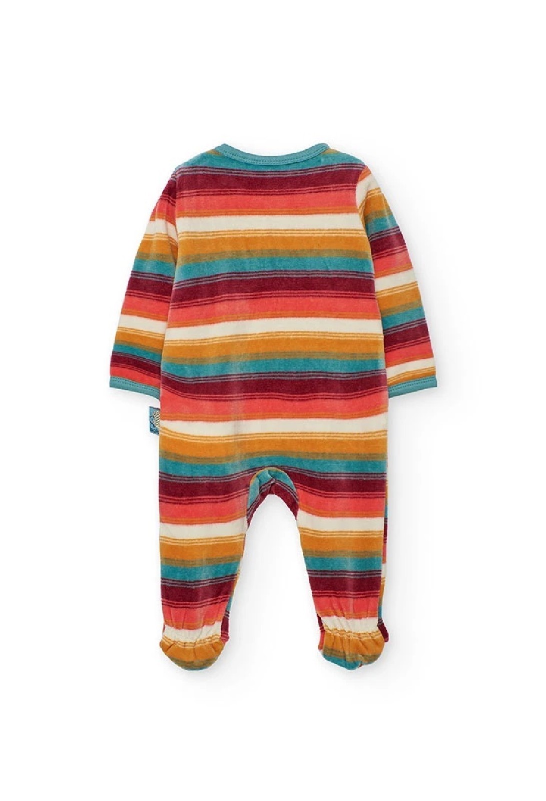 BOBOLI Tutina neonato a righe lavorata a maglia 132062 LISTATO - immagine 3