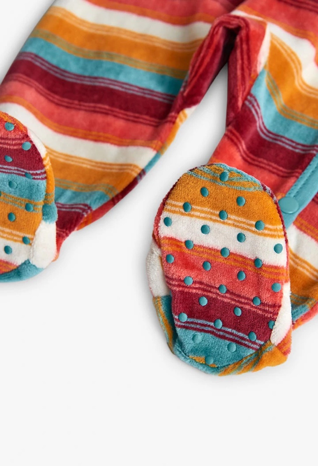 BOBOLI Tutina neonato a righe lavorata a maglia 132062 LISTATO - immagine 5