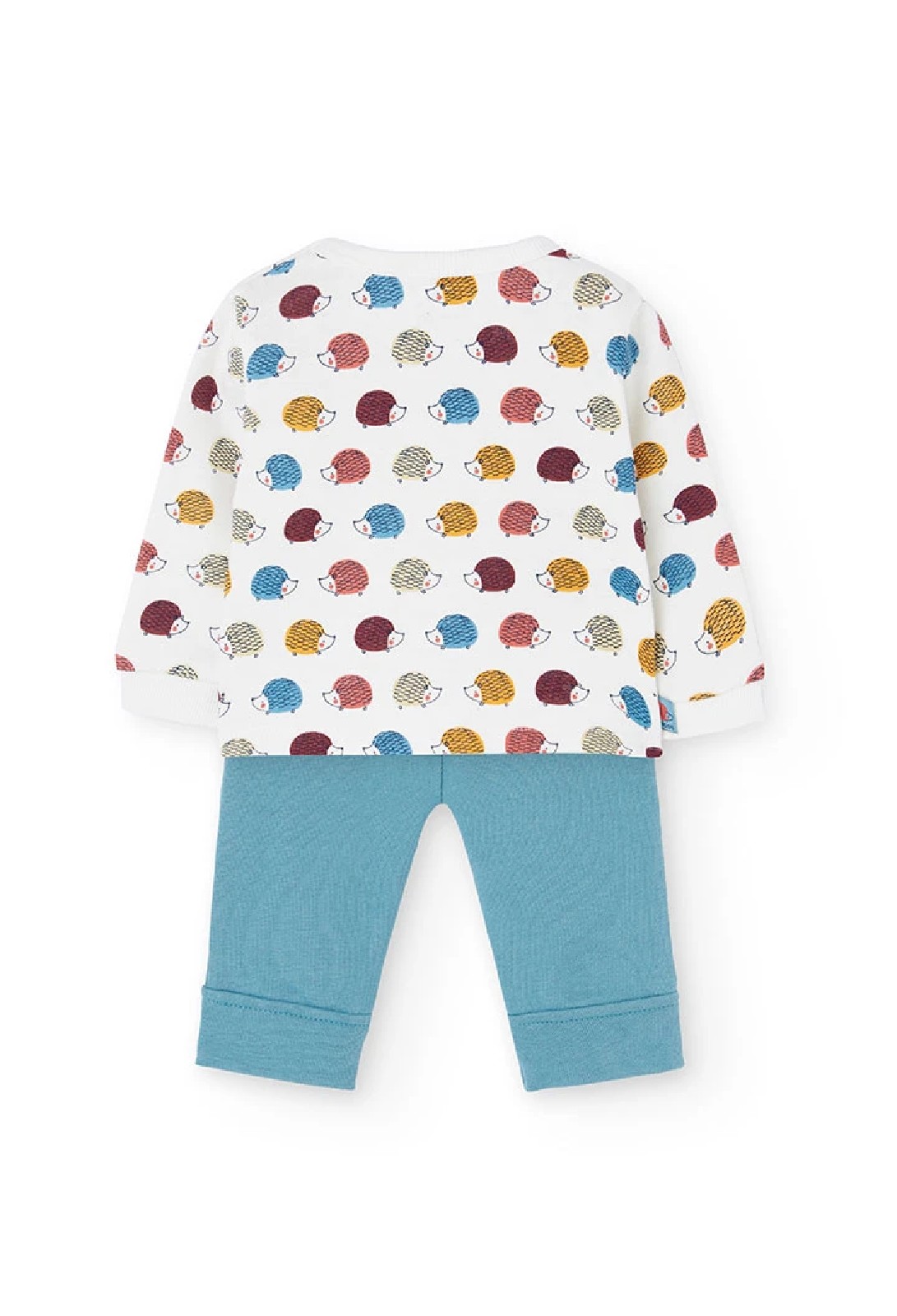 BOBOLI Completo per neonato in maglia con ricci 132185 STAMPATO - immagine 6