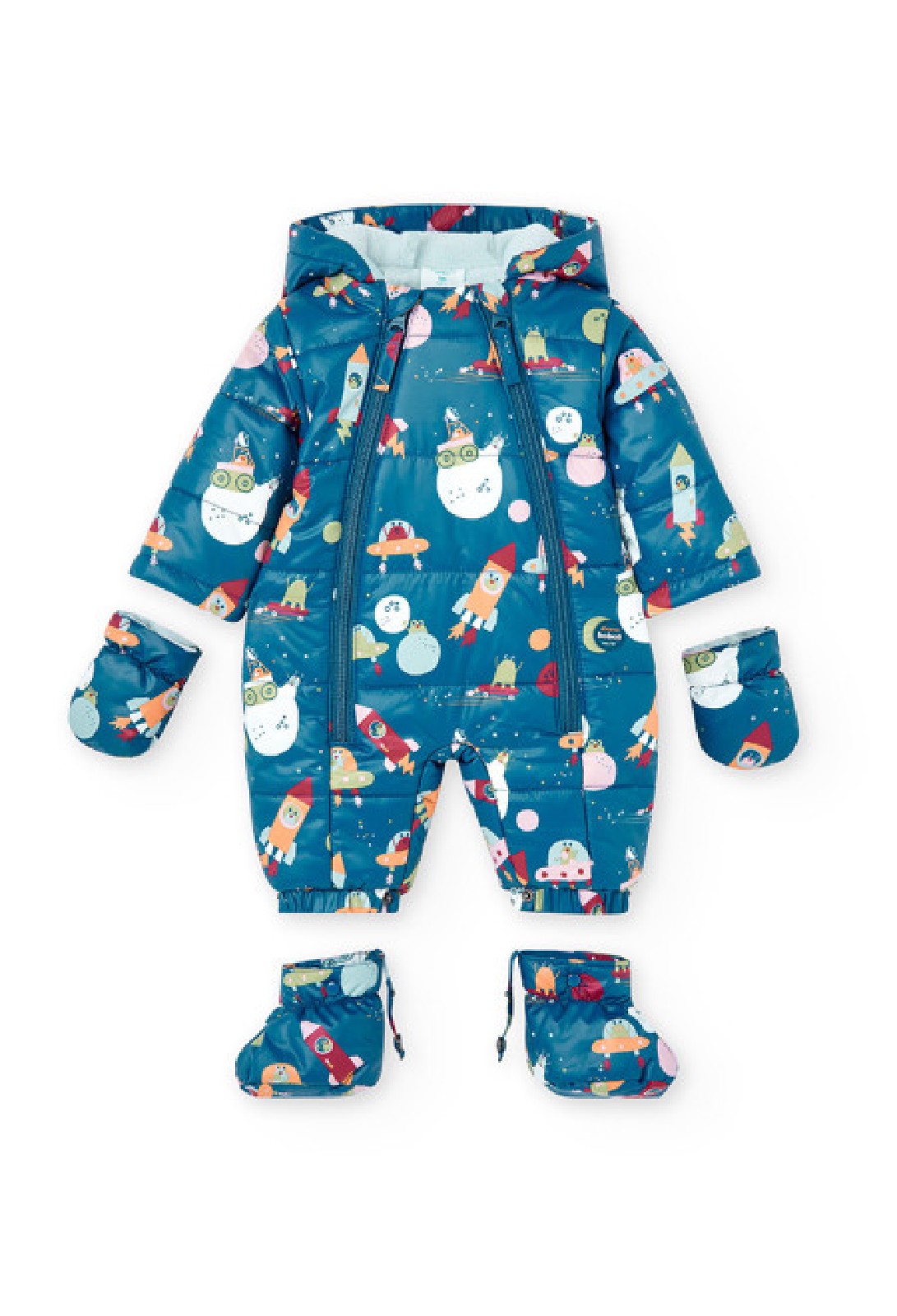 BOBOLI eskimo tuta tecnica fantasia spaziale STAMPATO - immagine 3