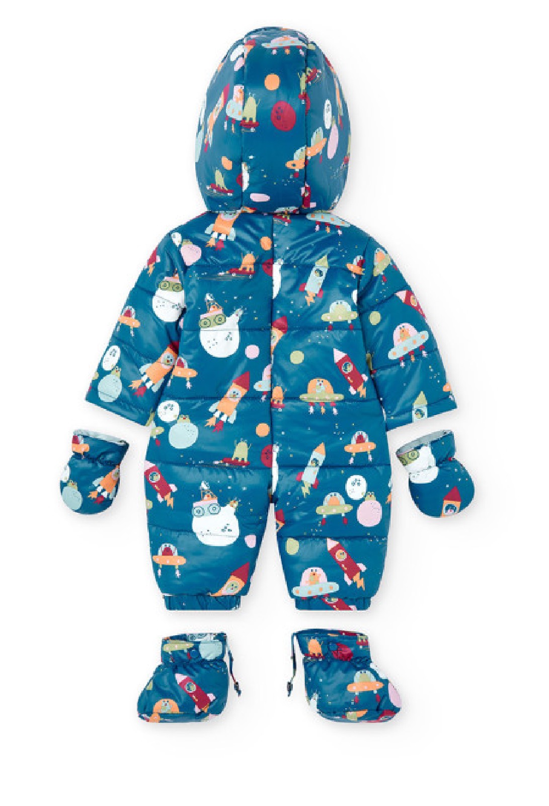 BOBOLI eskimo tuta tecnica fantasia spaziale STAMPATO - immagine 4