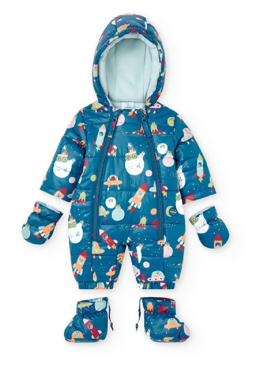 BOBOLI eskimo tuta tecnica fantasia spaziale STAMPATO - immagine 5