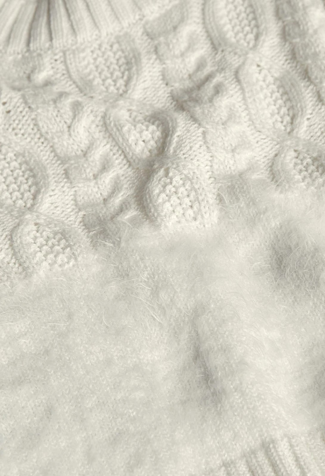 BOBOLI Maglione bianco per bambina in maglia OFF WHITE - immagine 4