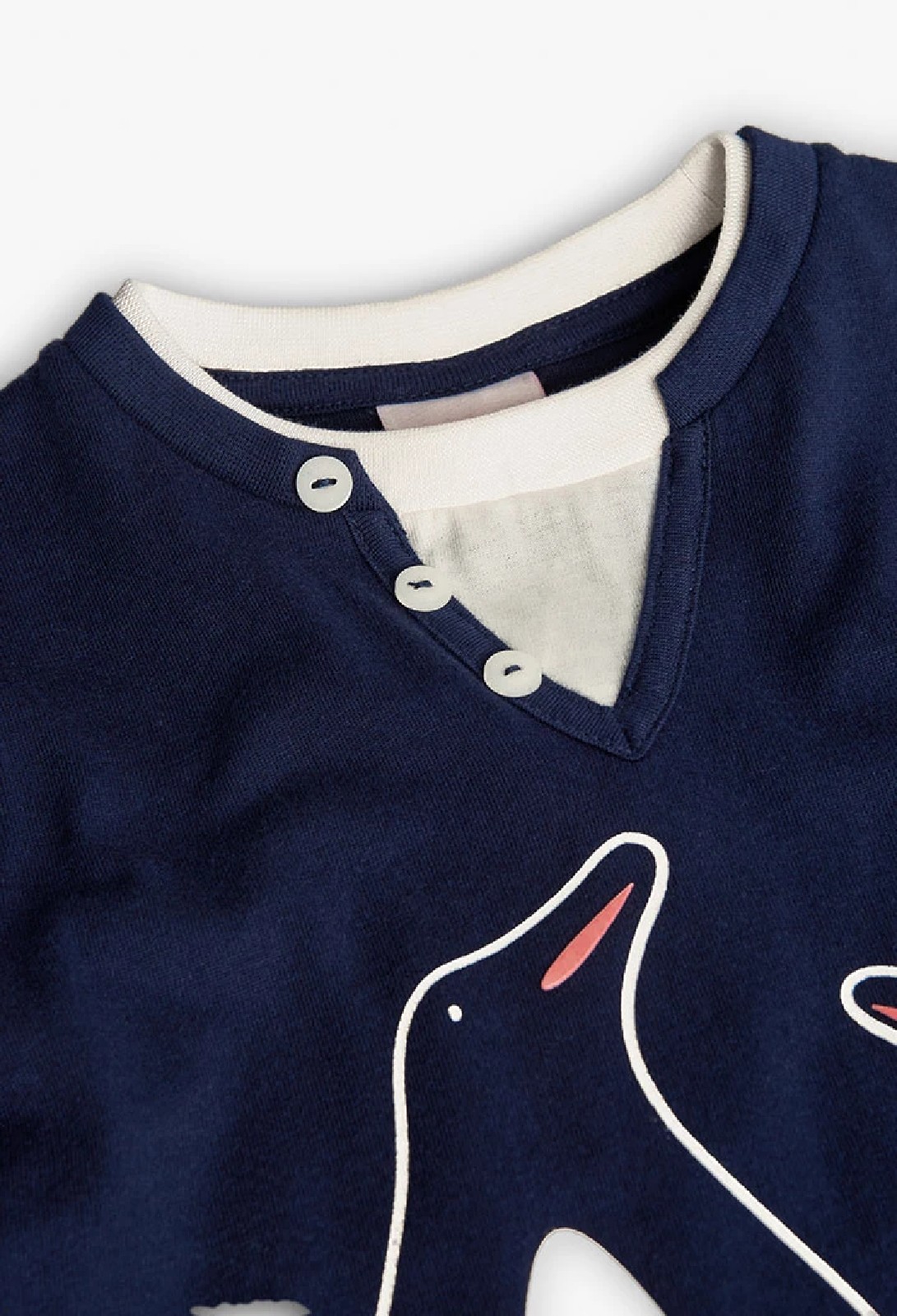 BOBOLI Maglietta bambino in maglia blu navy con pinguini MARINAIO - immagine 3