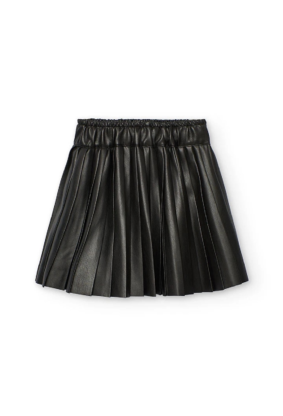 BOBOLI Gonna in finta pelle nera NERO - immagine 4