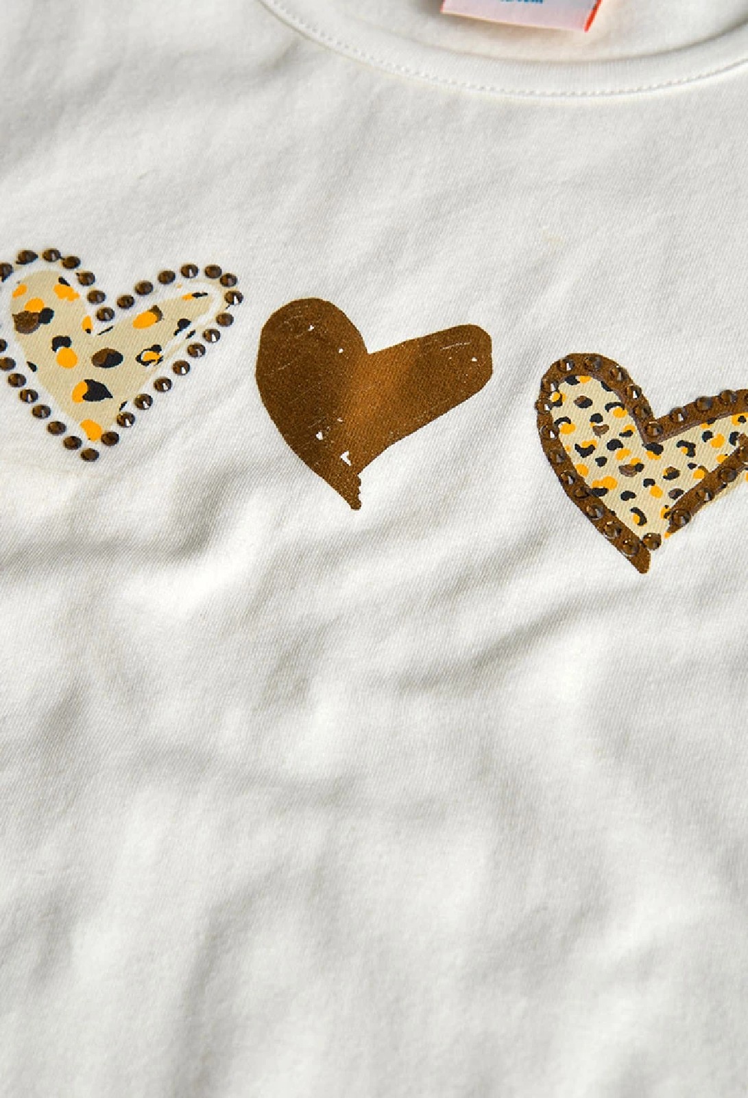 BOBOLI Maglietta bambina in maglia bianca OFF WHITE - immagine 3