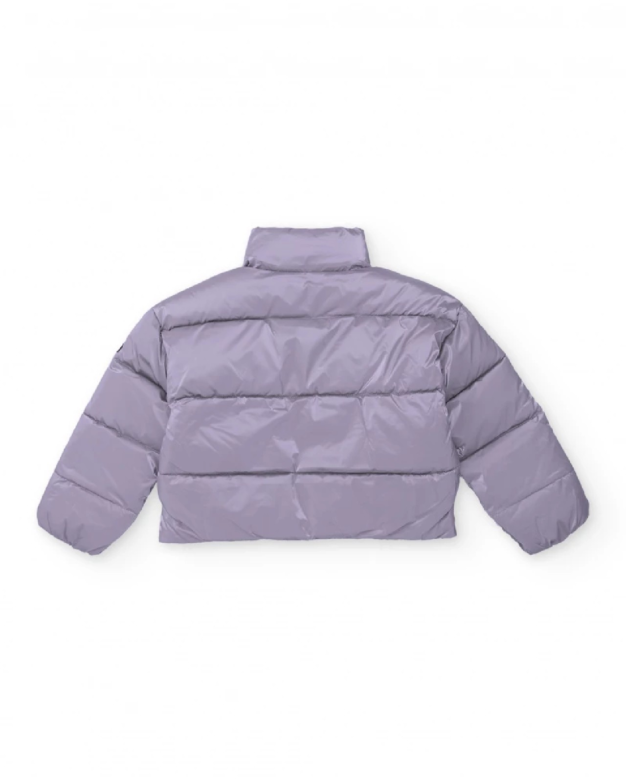 NATH KIDS Piumino da bambina color argento con chiusura frontale a zip LILAC - immagine 4