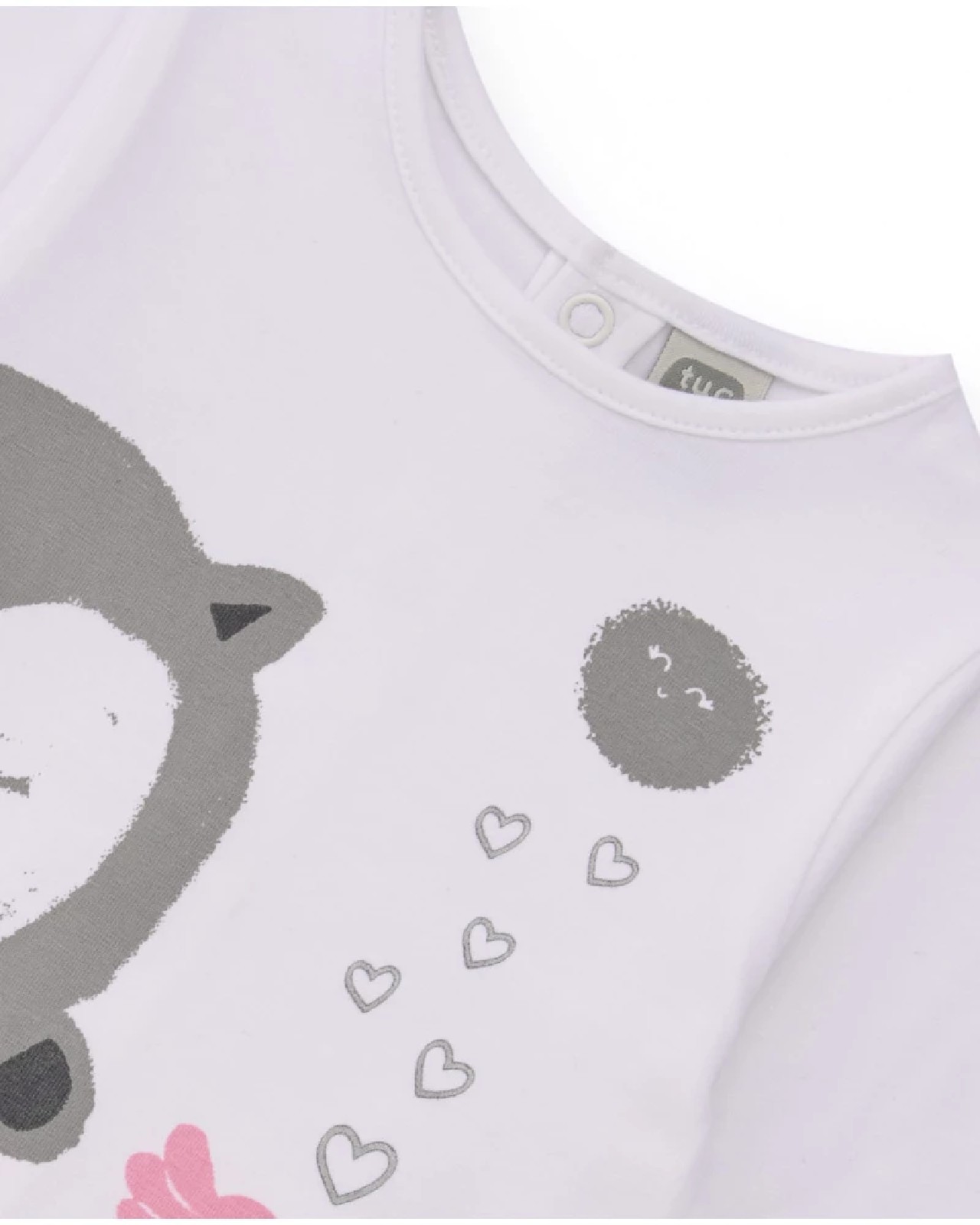 Tuc Tuc Completo tre pezzi per bambina in tonalità rosa con dettagli di uccellini MAUVE - immagine 3