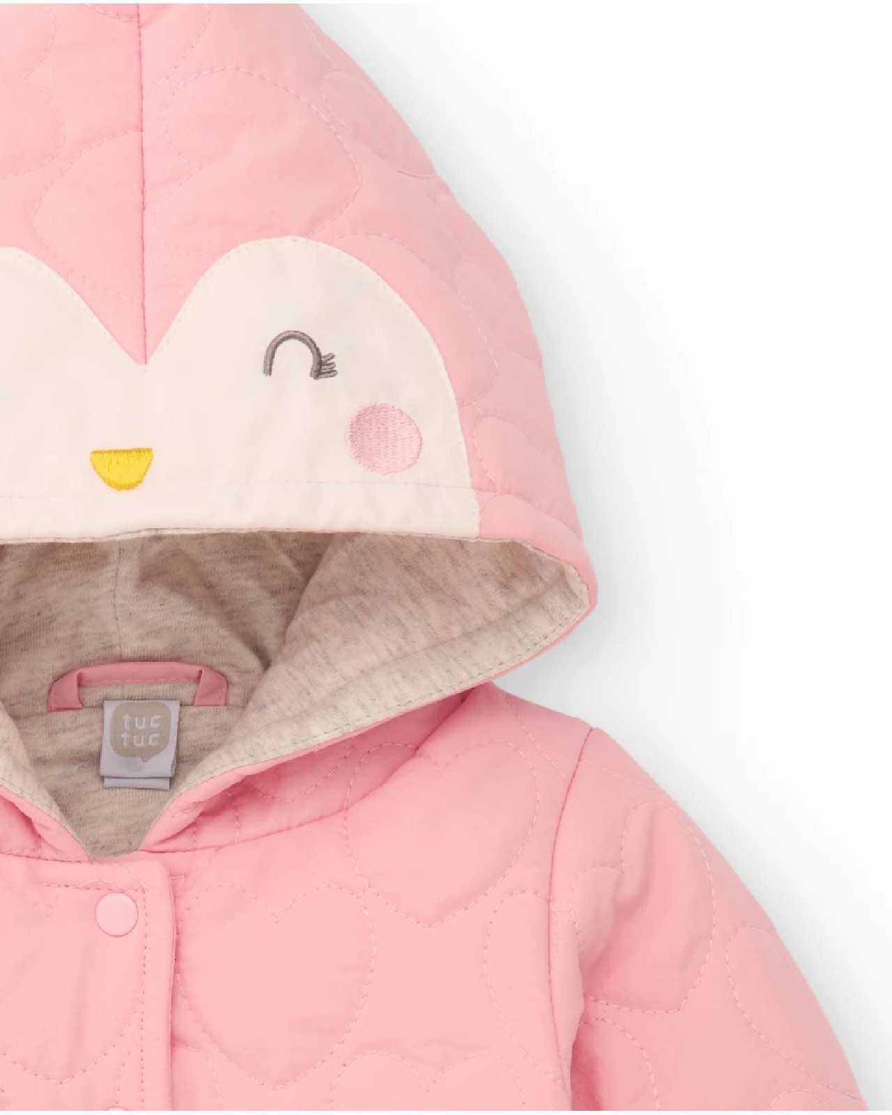 Tuc Tuc Giacca trapuntata per bambina in rosa con cappuccio decorato 11398988 PINK - immagine 4