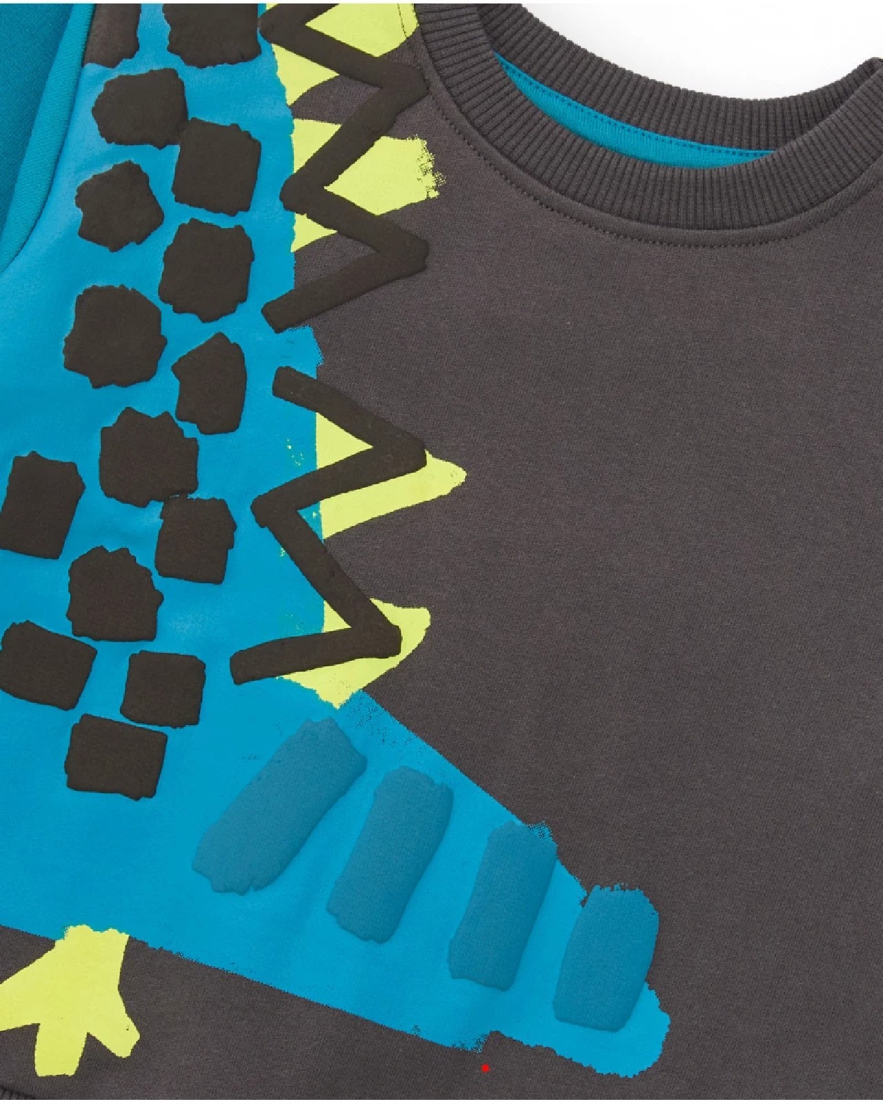 Tuc Tuc Completo felpa e pantalone per bambino in grigio e blu con dettaglio drago DARK GREY - immagine 3