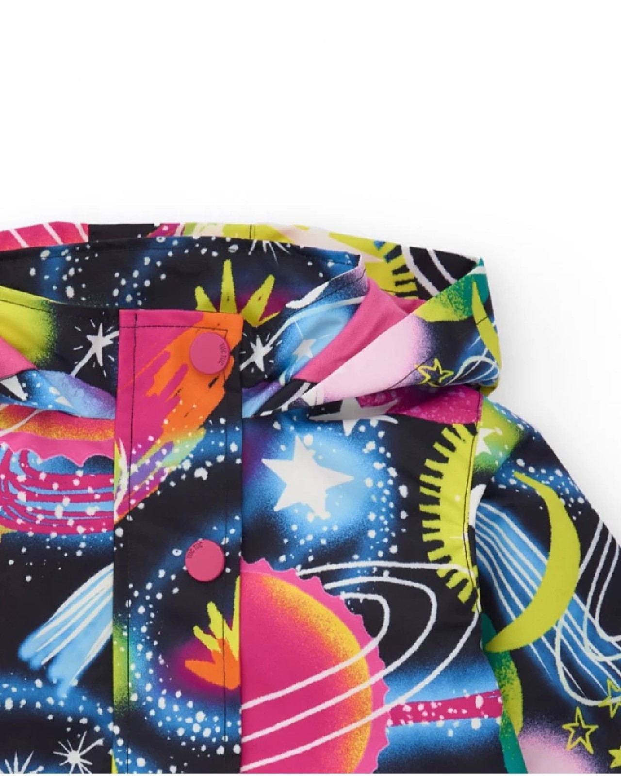 Tuc Tuc Giacca impermeabile per bambina con stampa di pianeti e stelle in colori vivaci dark blue - immagine 5
