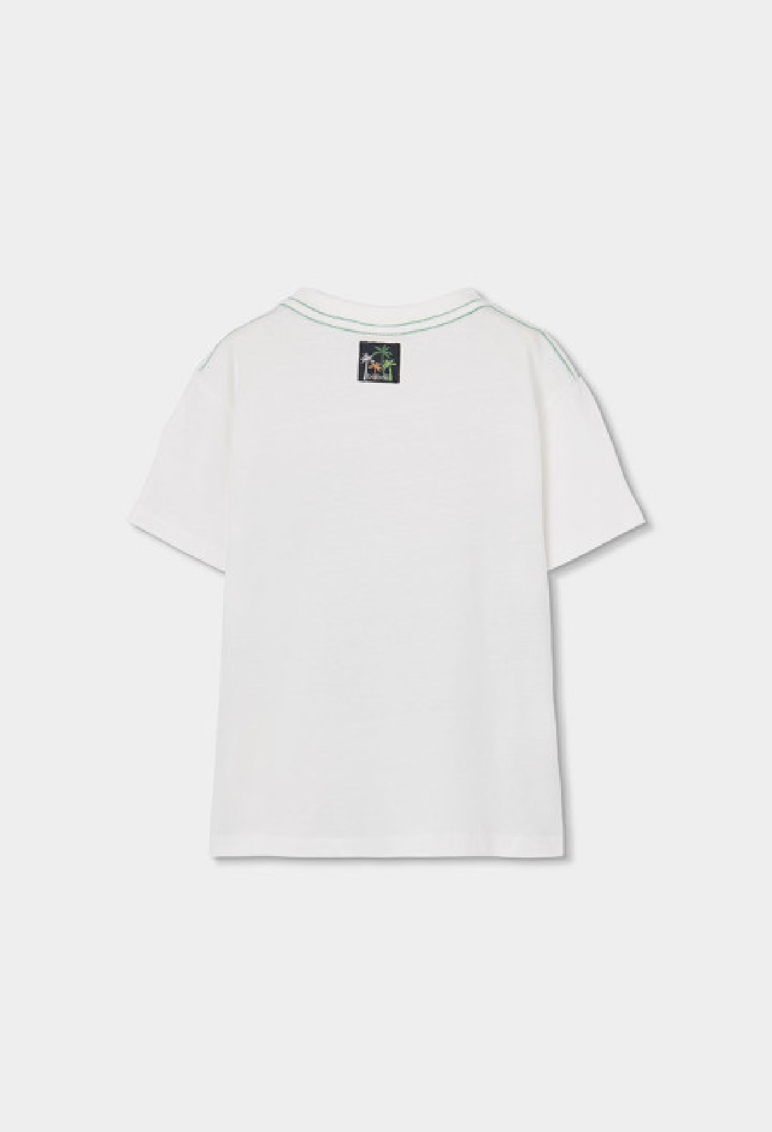 BOBOLI Maglietta bambino stampa palme 513032 OFF WHITE - immagine 4