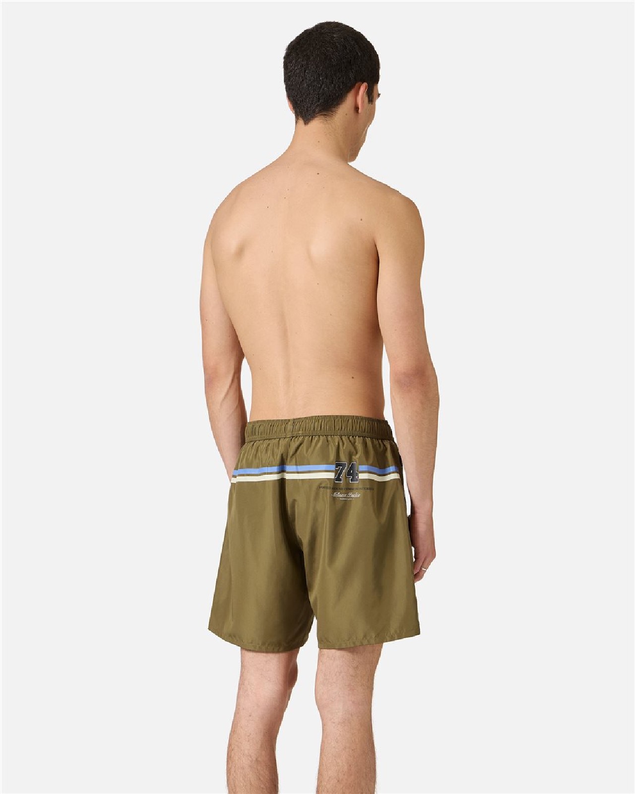 ICEBERG Boxer da mare militare dal design essenziale olive - immagine 4